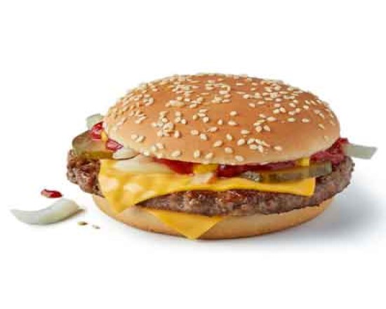 1/4 POUNDER BURGER MEAL WITH CHEESE